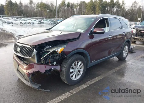 2018 Kia Sorento 2.4L Lx из США, поврежденный, VIN 5XYPGDA32JG351269